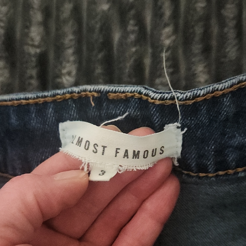 Free People Blue Denim Shorts - Picture 7 of 10